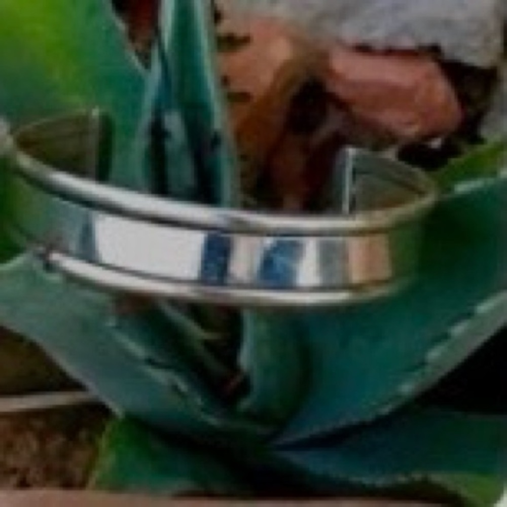 Vintage .925 Sterling silver Mexican Cuff - signed  with 3 different stamps